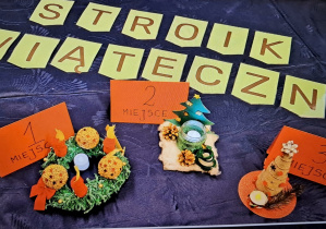 Trzy stroiki świąteczne, które wygrały w konkursie łódzkim